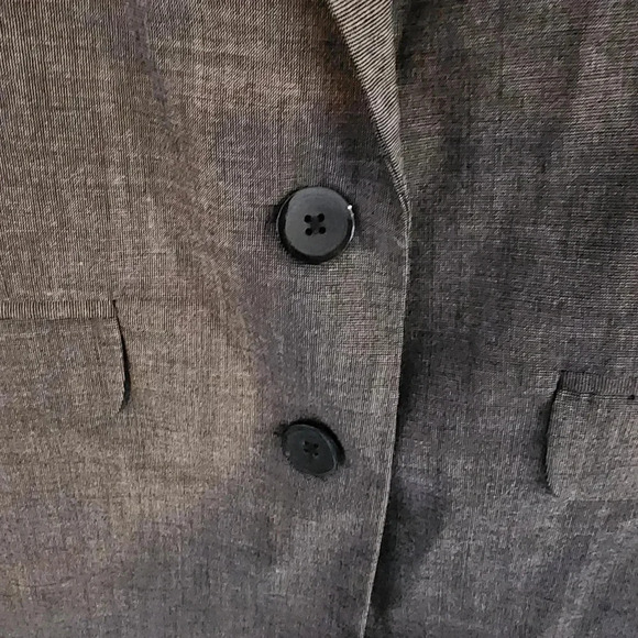 Geoffrey Beene stretch Sport womans blazer gray size 10 - Picture 3 of 8